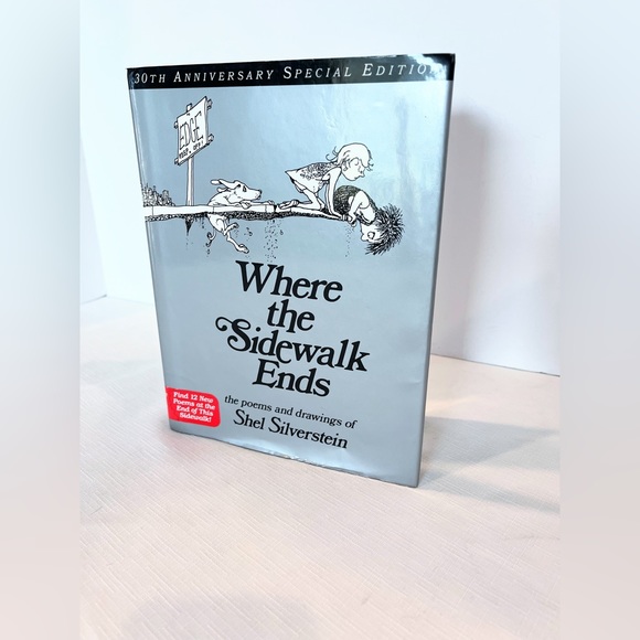 Where the Sidewalk Ends HardBack Cover Shel Silverstein 30th Anniversary Edition - Picture 1 of 8